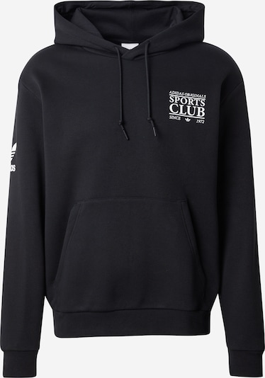 ADIDAS ORIGINALS Collegepaita 'Graphic' värissä musta / valkoinen, Tuotenäkymä