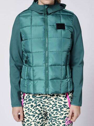 CHIEMSEE Jacke ' im Materialmix ' in Blau