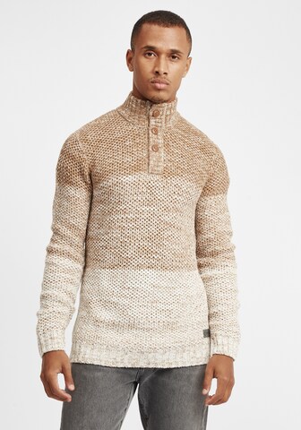 !Solid Sweater 'Afton' in Beige: front