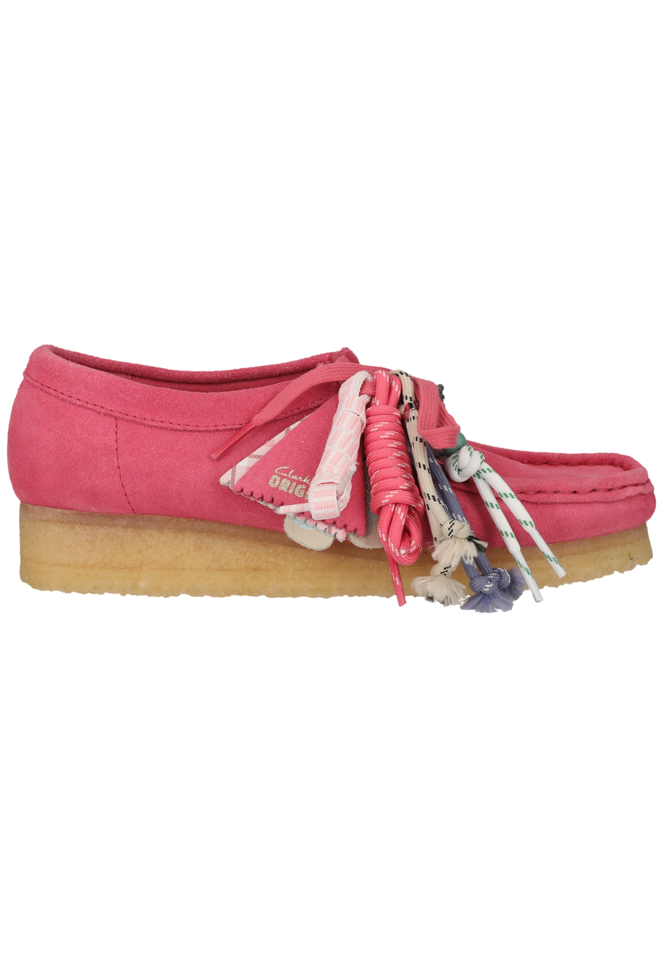 CLARKS Veterschoen 'Wallebee' in Roze
