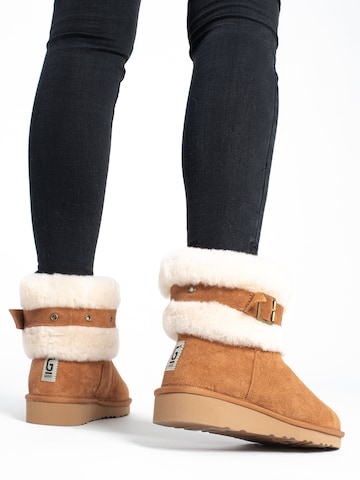 Gooce - Botas de nieve 'Elly' en marrón: frente