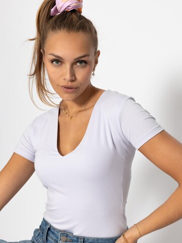 SASSYCLASSY Shirt bodysuit in Purple