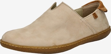 Chaussure basse EL NATURALISTA en beige : devant