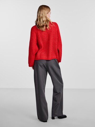 Pull-over PIECES en rouge