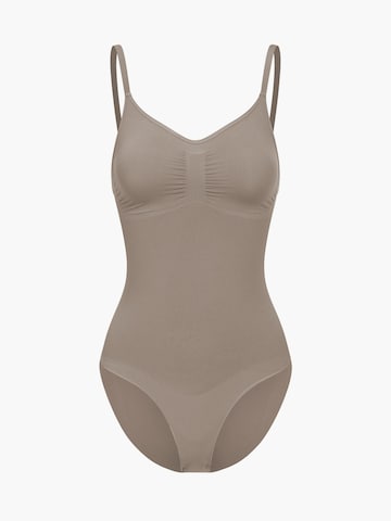 creamy Shapingbody 'Bodysuit Sculpting Shapewear mit Slip' in Grau: Vorderseite