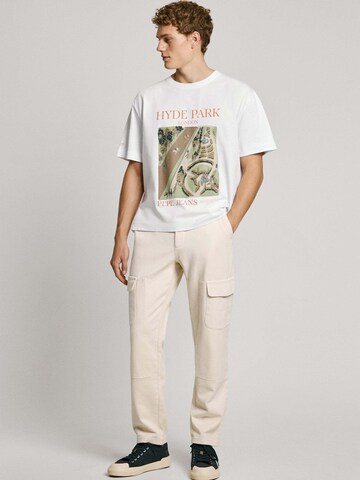 regular Pantaloni cargo di Pepe Jeans in bianco