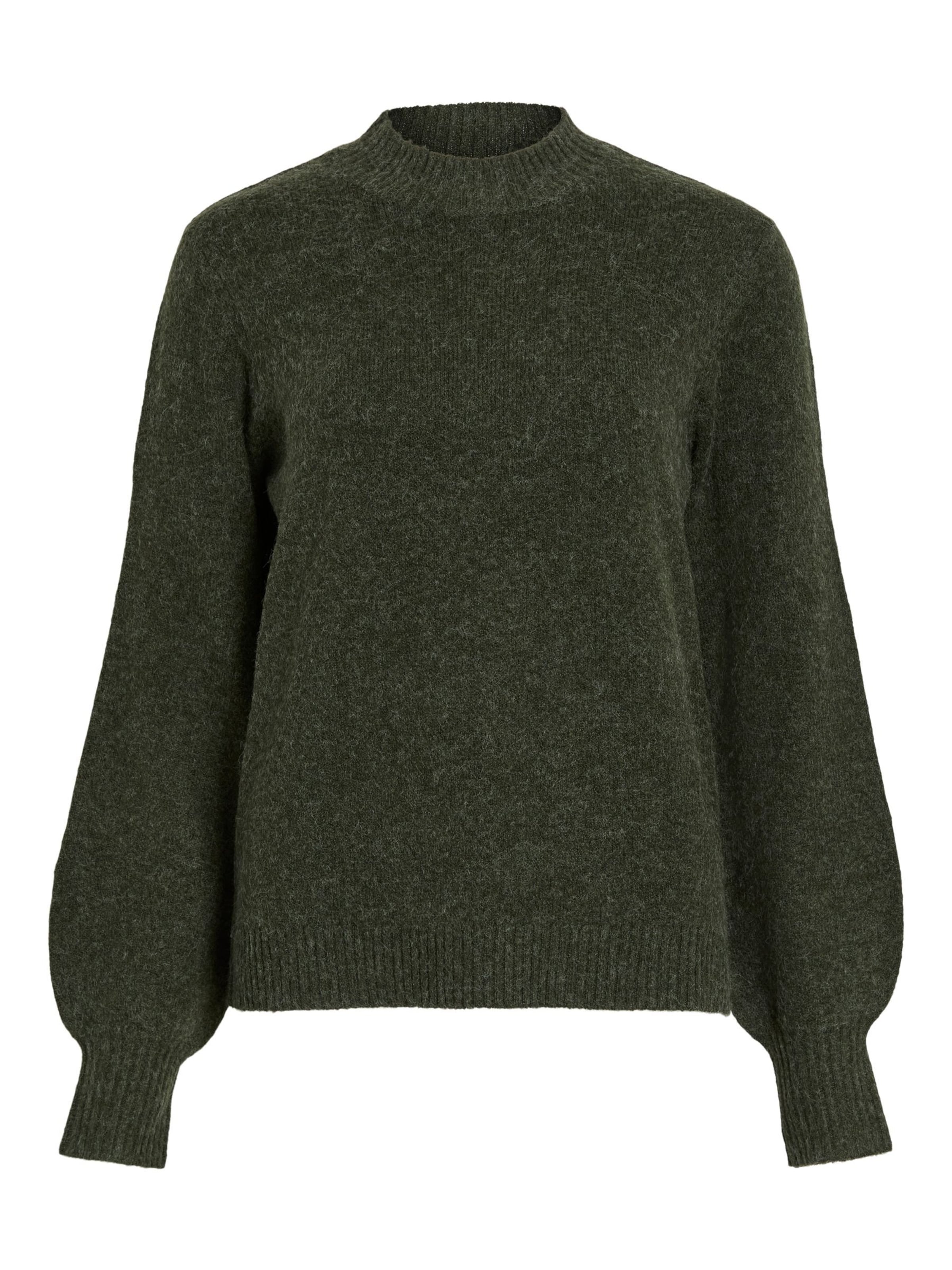 VILA Pullover 'HANNA' i mørkegrøn, Produktvisning