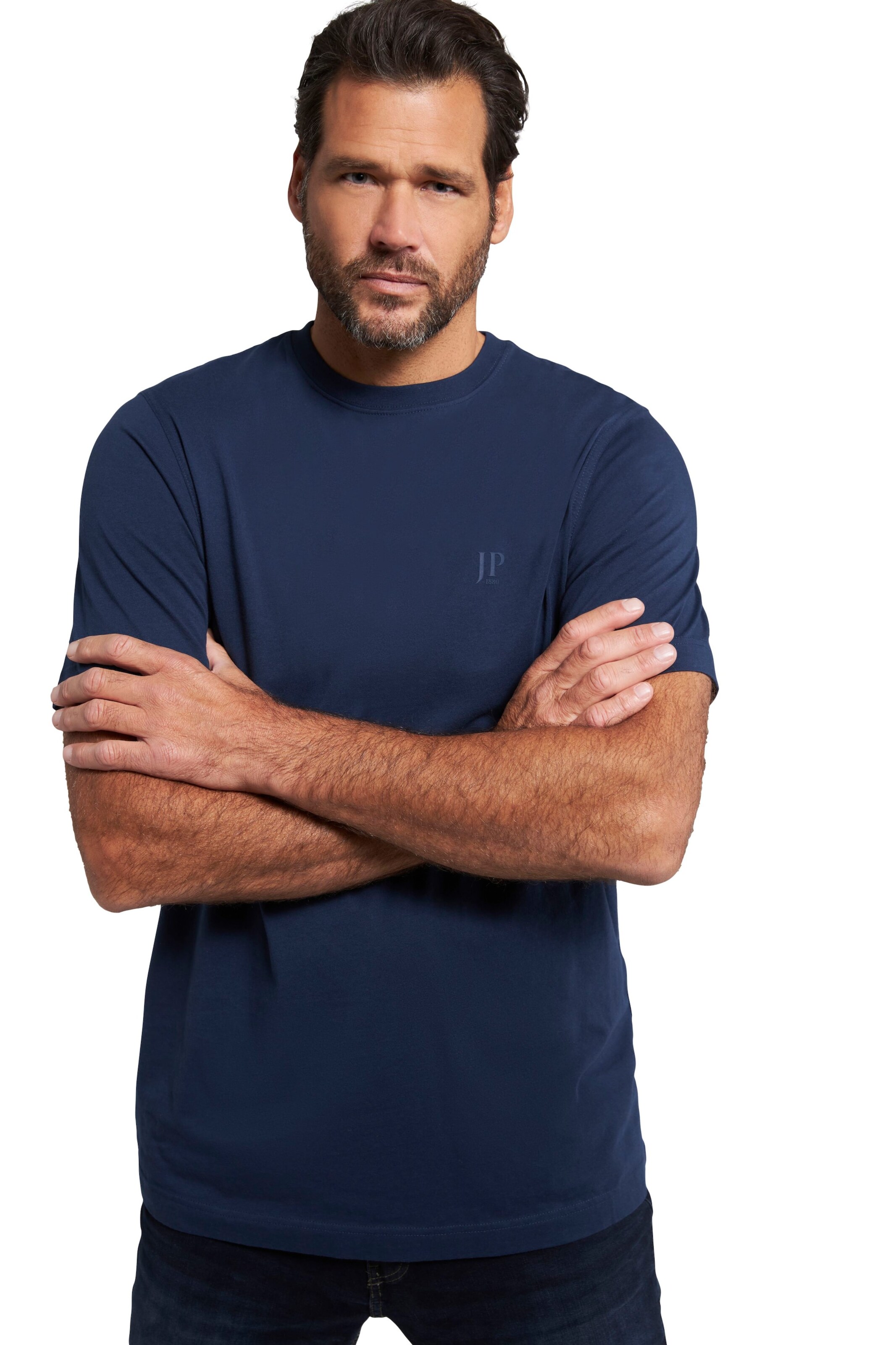 JP1880 Shirt in Blauw: voorkant