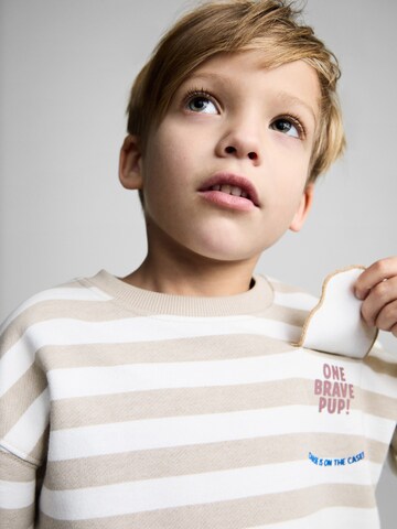 MANGO KIDS Sweatshirt i beige