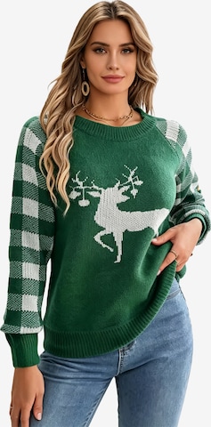 KoJooin Pullover in Grün: Vorderseite