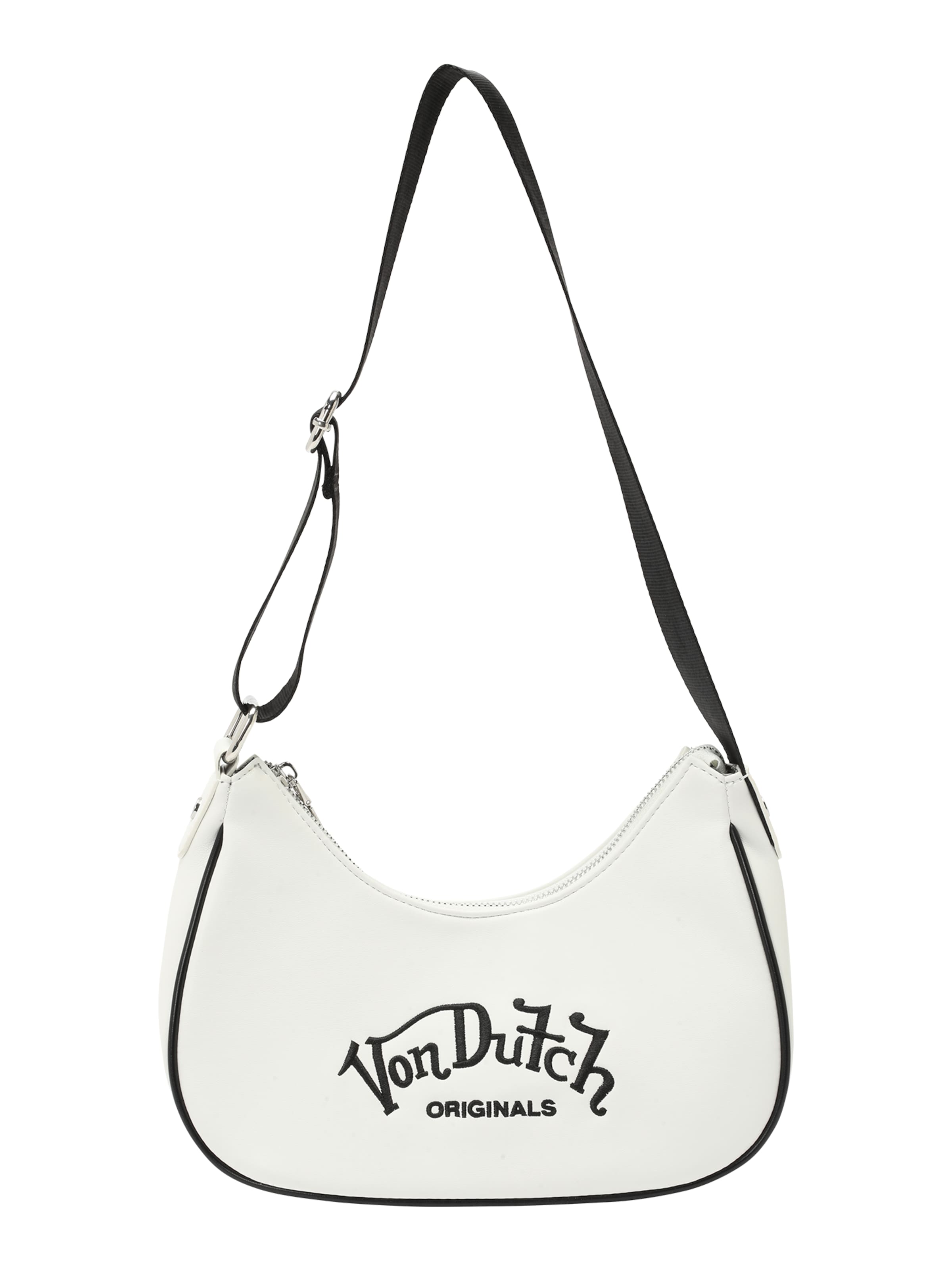 Sac bandoulière 'Amy' Von Dutch Originals en blanc : devant