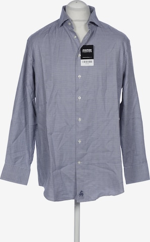 Jacques Britt Button Up Shirt in L in Blue: front