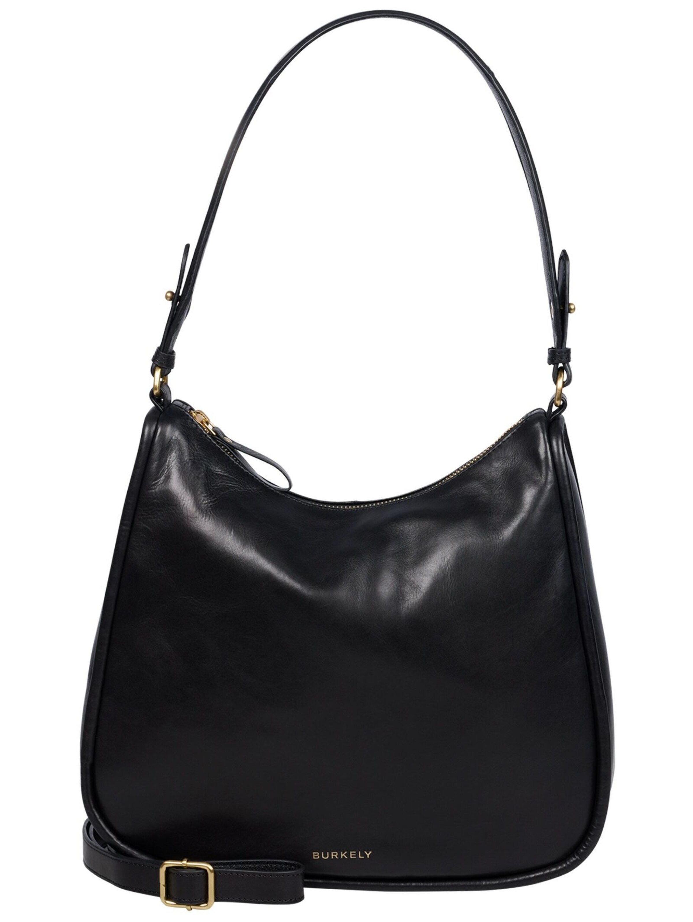 Borsa a spalla 'Vintage Veda' di Burkely in nero: frontale