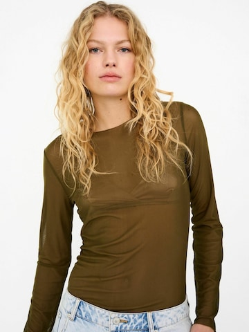 Ivy Copenhagen Shirt ' IVY-Toulle ' in Brown: front