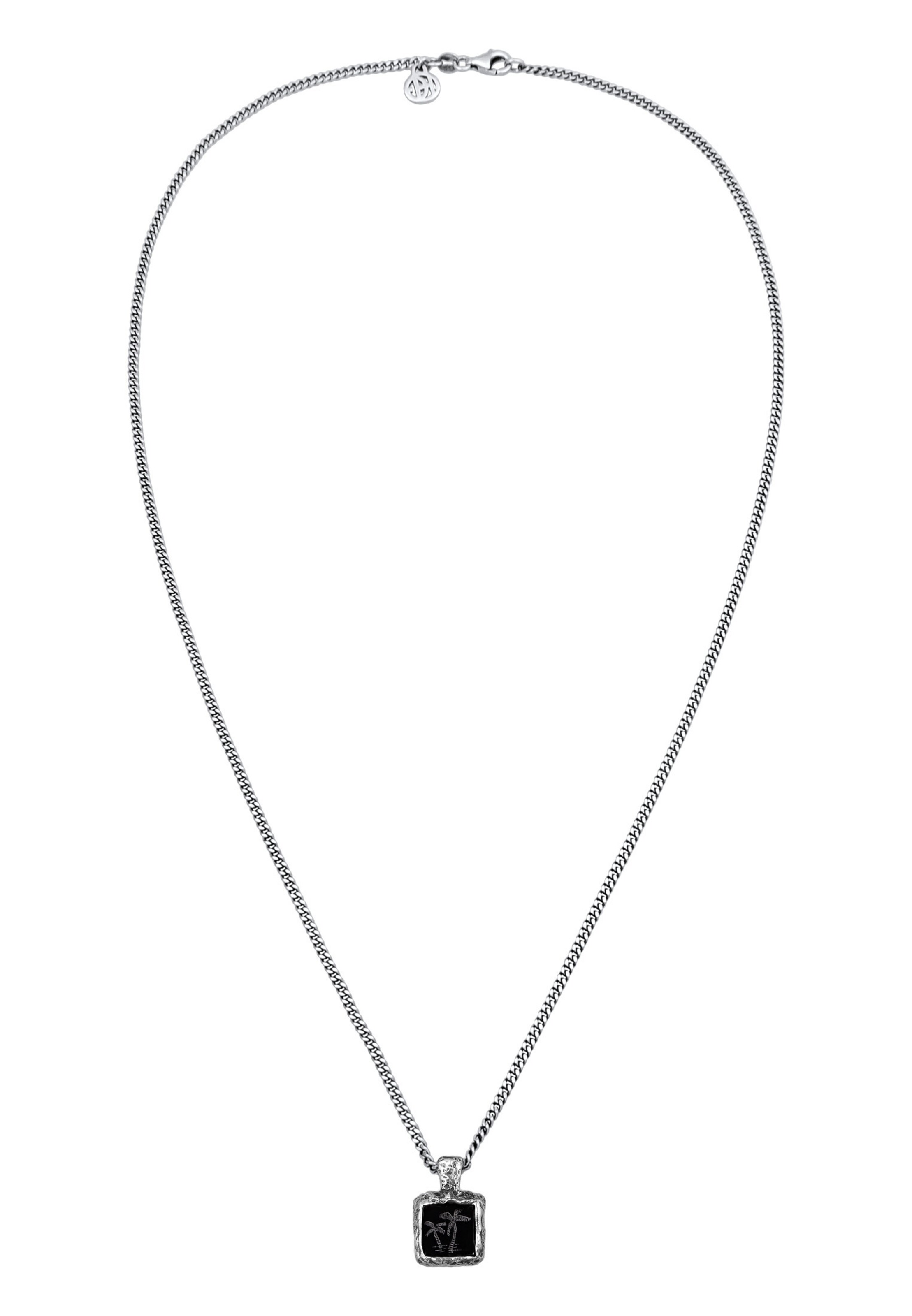 Haze&Glory Chaîne 'Palme' en argent, Vue avec produit