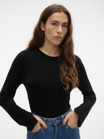 VERO MODA Sweater 'VMGOLD' in Black