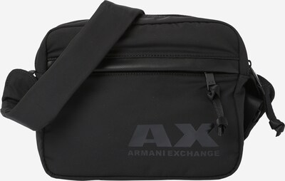 ARMANI EXCHANGE Чанта за през рамо тип преметка в тъмносиво / черно, Преглед на продукта