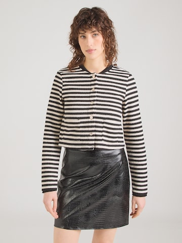 ABOUT YOU Kardigán 'Cassia' - fekete: elől