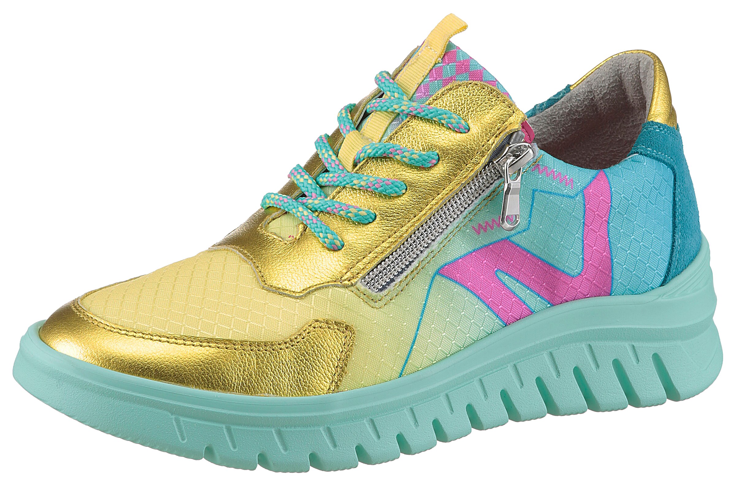 WALDLÄUFER Sneakers in Yellow: front