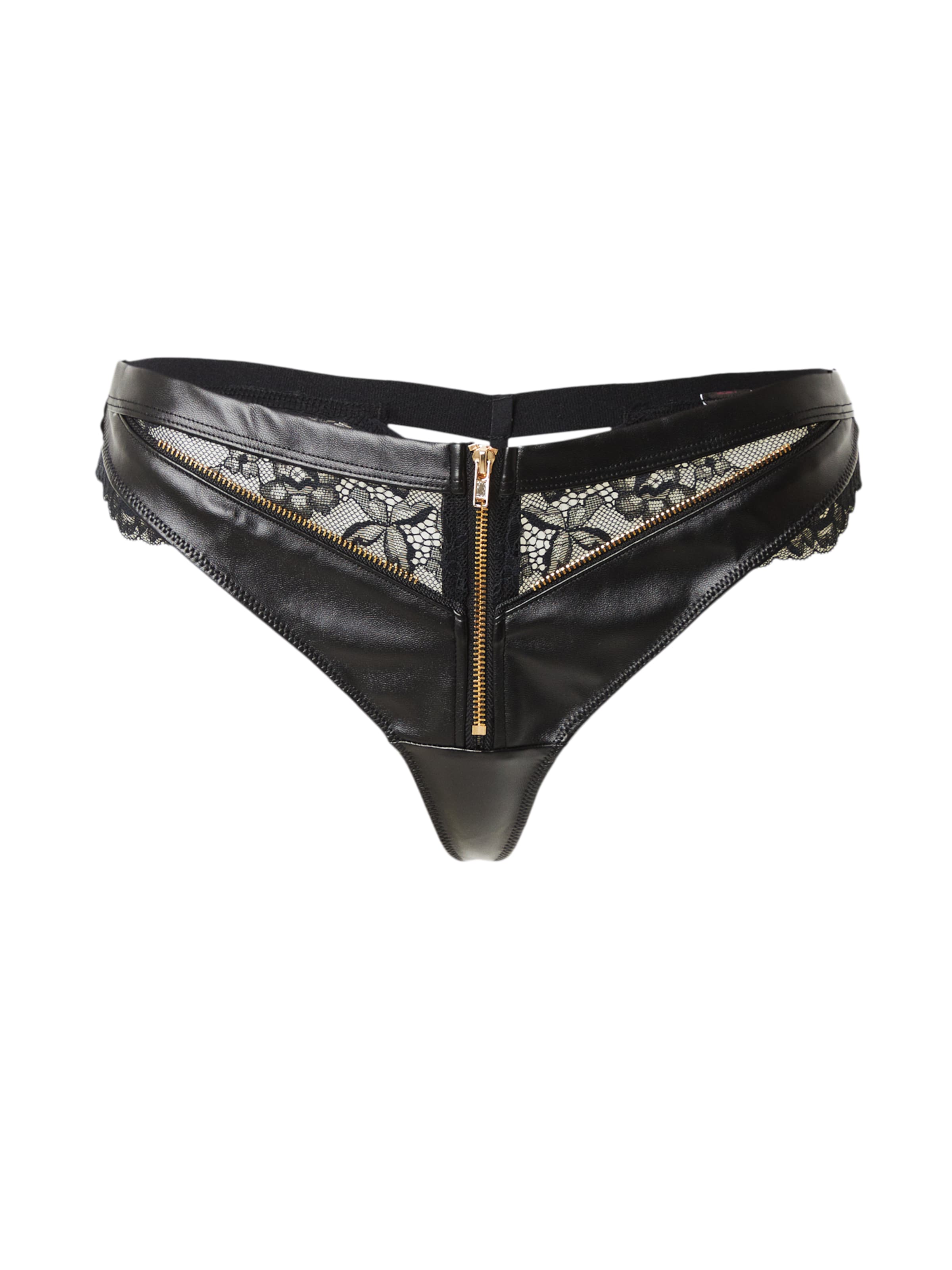 Hunkemöller Stringi 'Talia' w kolorze czarny: przód