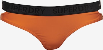 Superdry Bikini Bottoms in Orange: front