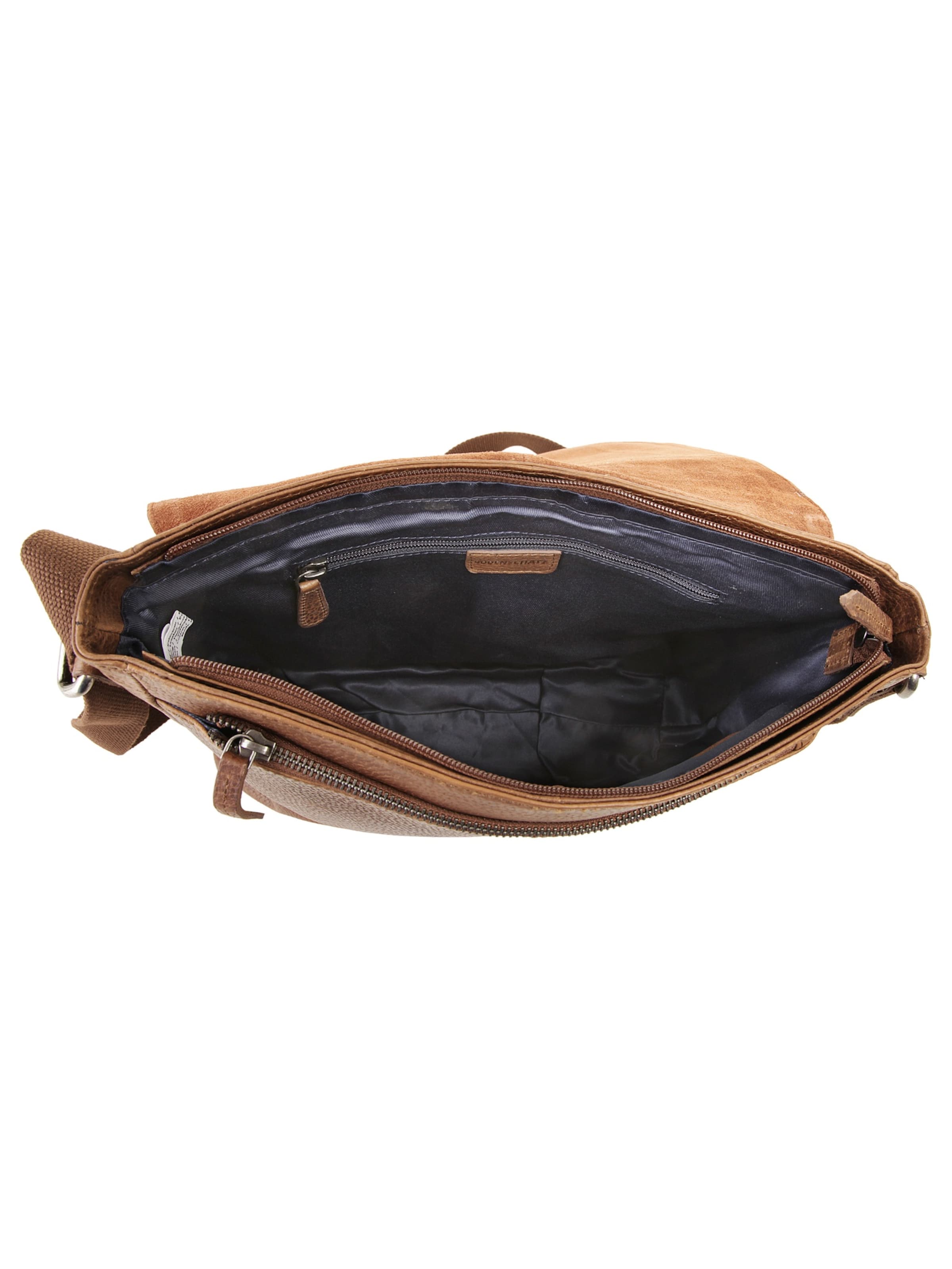 BODENSCHATZ Messenger 'Bodenschatz Umhängetasche' in Brown