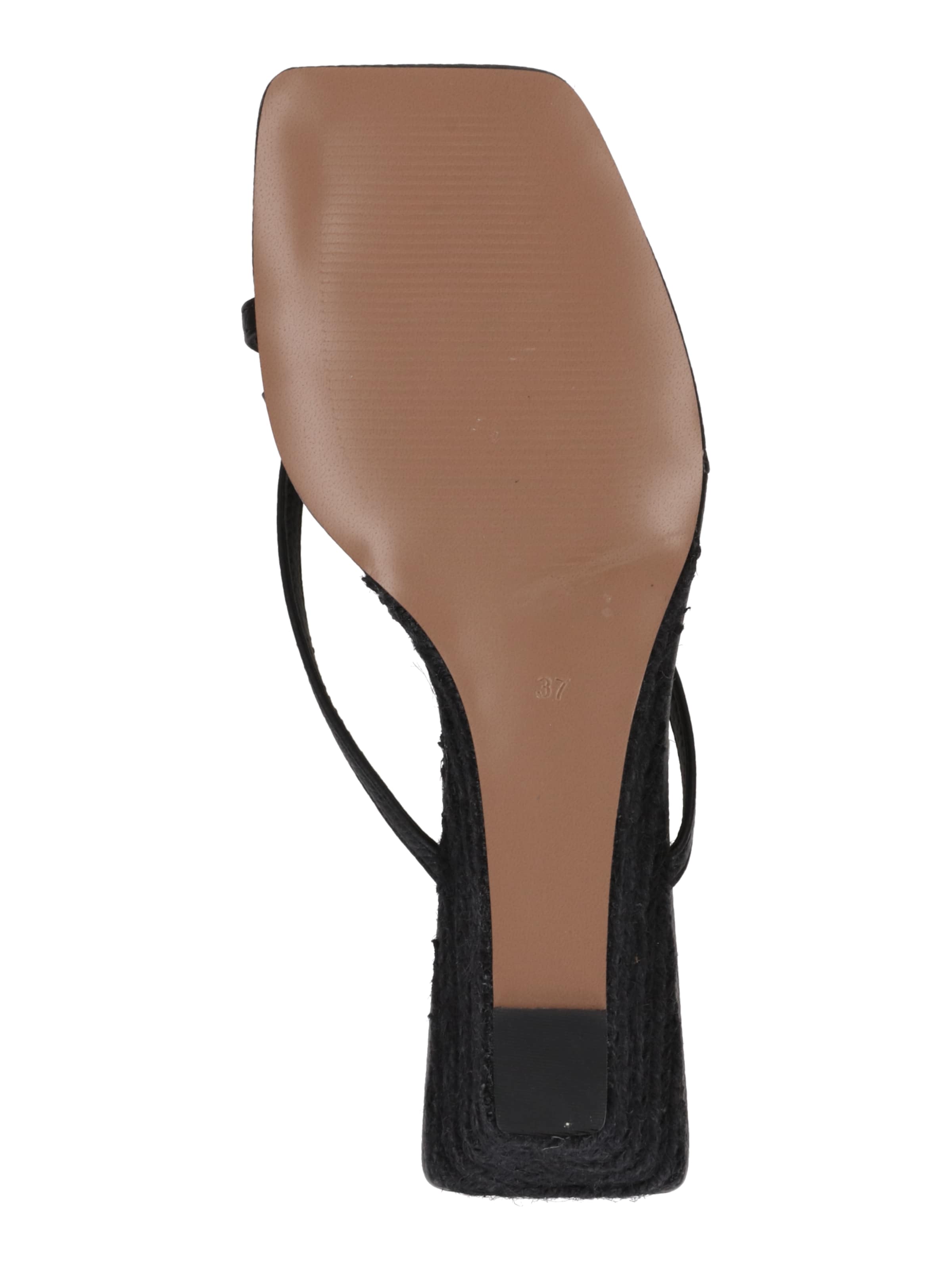 TOPSHOP Japonki 'Hannah' w kolorze czarny