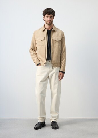 MANGO MAN Between-Season Jacket 'Joan' in Beige