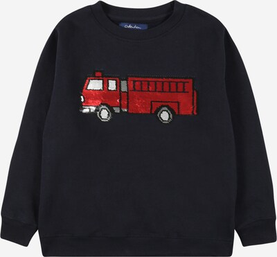 STACCATO Sweatshirt in de kleur Navy / Grijs / Rood / Wit, Productweergave