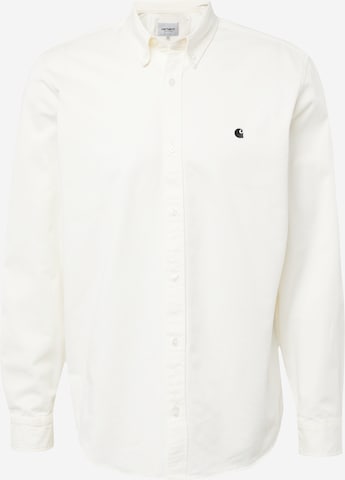 Carhartt WIP - Camisa de negocios 'Madison' en blanco: frente