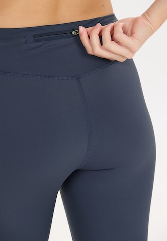 ENDURANCE Slim fit Sports trousers 'Annghone' in Blue