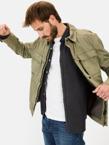 CAMEL ACTIVE - Chaqueta de entretiempo en verde