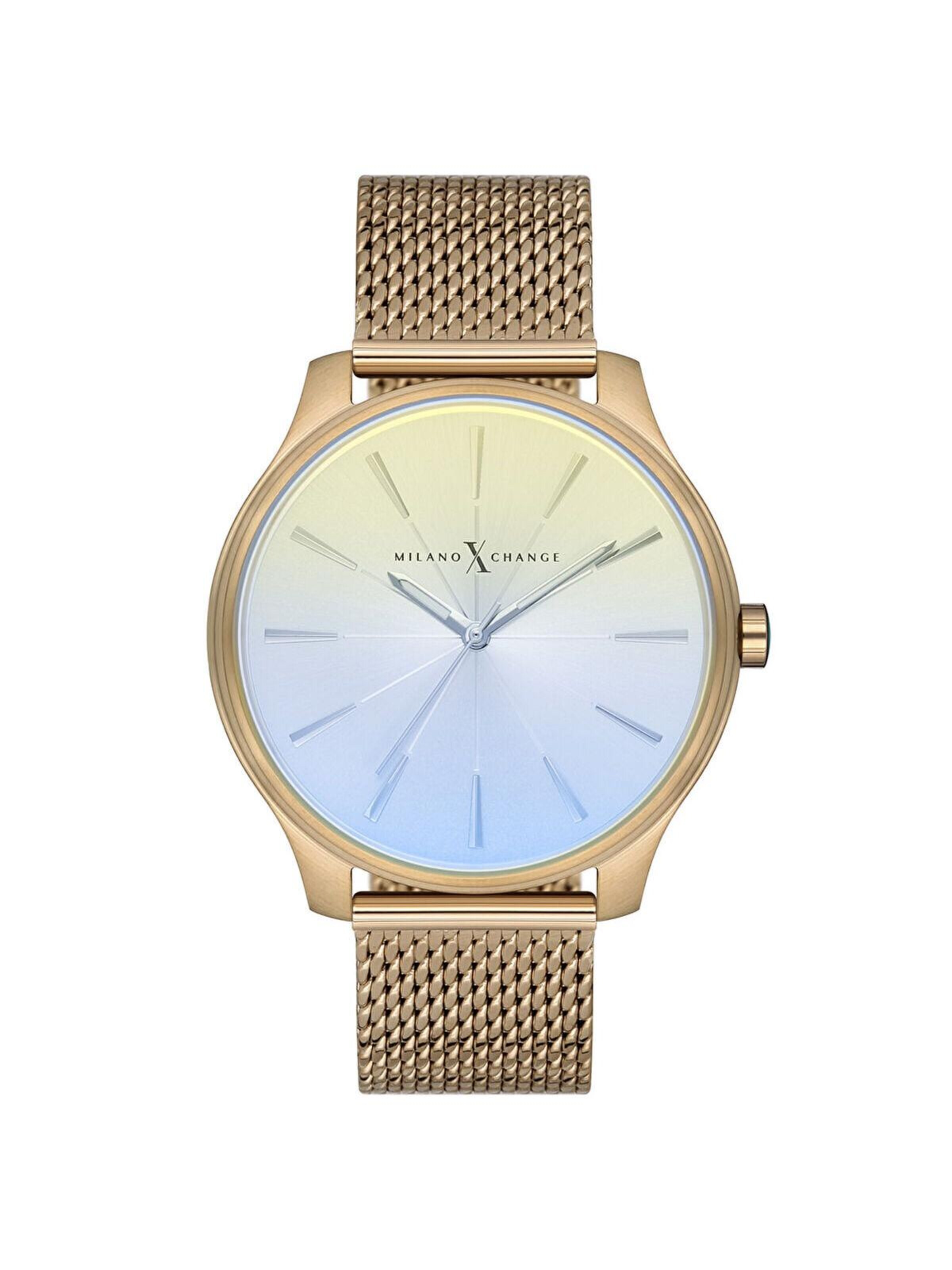 Orologio analogico 'Milano X Change Analog Men Watch MEX3204' di Milano X Change in oro: frontale