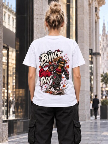 LUNØIR StudioMajica 'BOSS Femme Football Game Ready' - bijela boja
