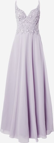 Laona Evening Dress in Grey: front