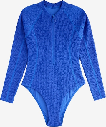 mėlyna Next Aukštu kaklu Maudymosi kostiumėlis: priekis
