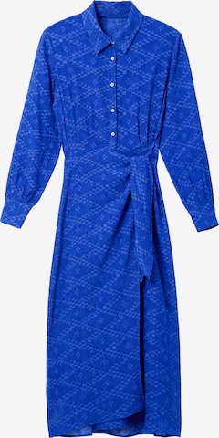 Robe-chemise 'ROYAL' Desigual en bleu : devant