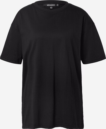 Missguided Shirt in Zwart: voorkant
