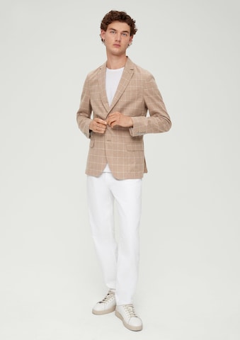 s.Oliver Slim fit Colbert ' ' in Bruin