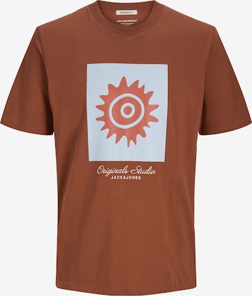 JACK & JONES Shirt in Bruin: voorkant