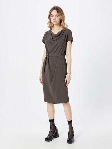 COMMA Dress in Brown: front
