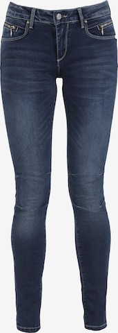 Miracle of Denim Skinny Jeans 'Eva' in Blue: front