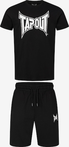 Tapout Treenipuku 'Fallon' värissä musta: etupuoli