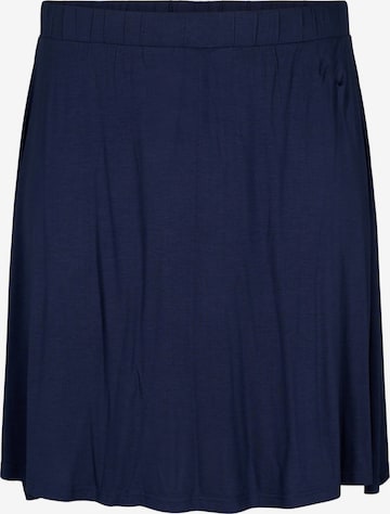 Zizzi Rok 'VSKATER' in Blauw: voorkant