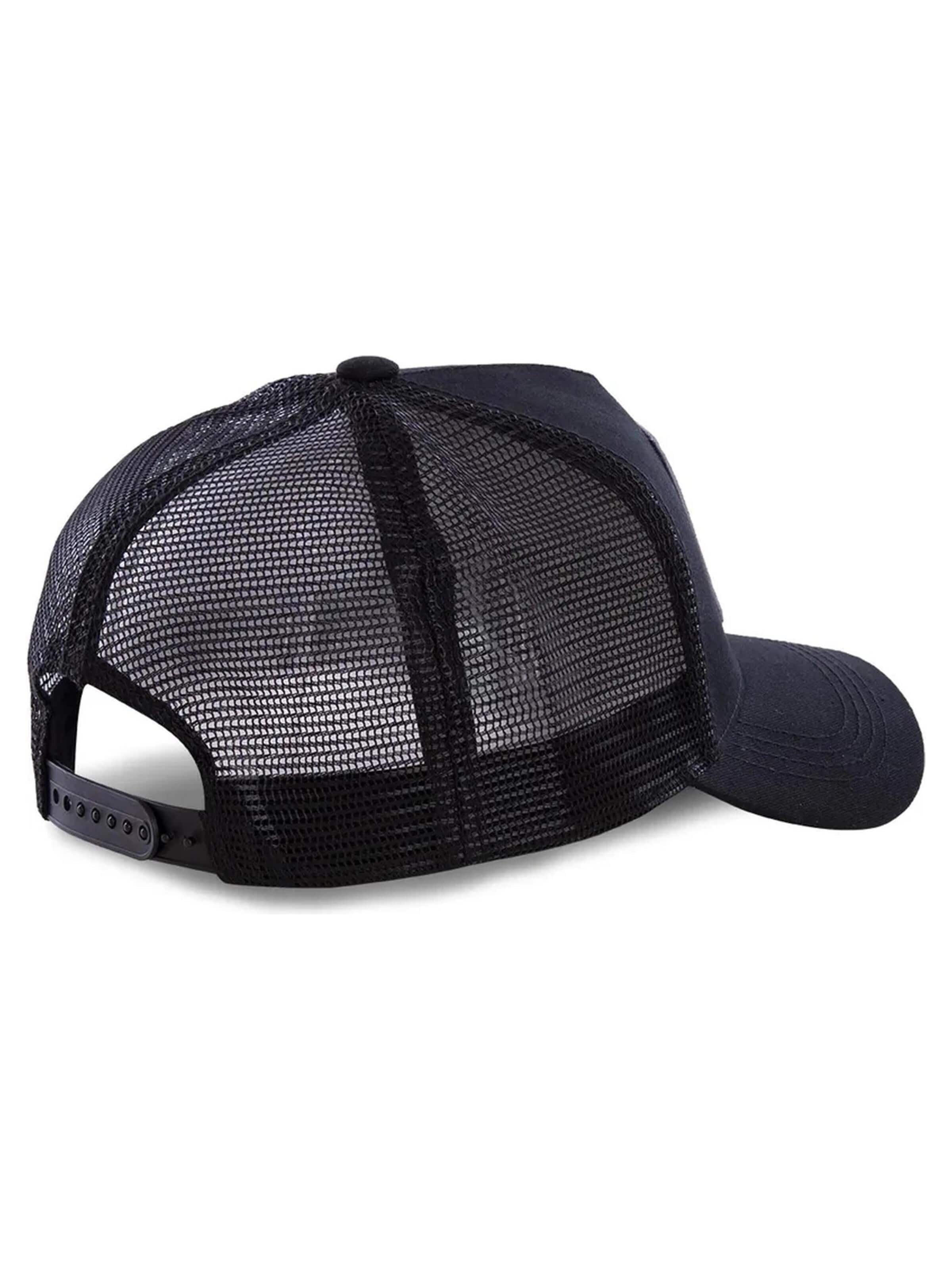 Capslab - Gorra 'Gorra collabs negra taz bordado frente trucker visera curva' en negro