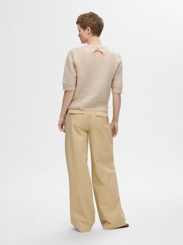 SELECTED FEMME Pullover 'SLFLULU' i beige