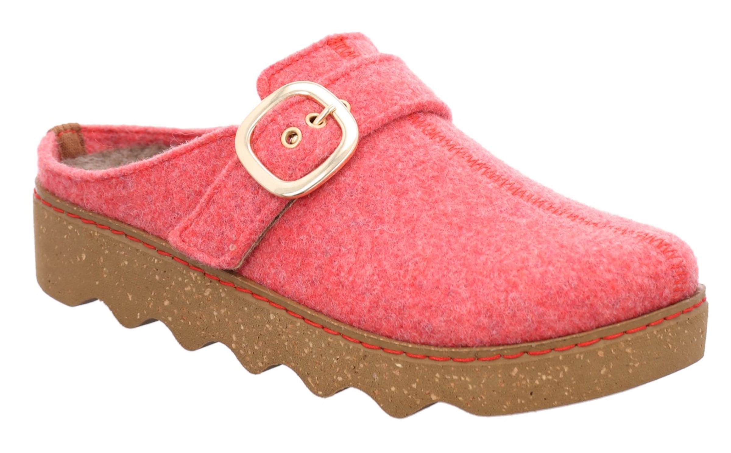 ROHDE Hausschuh in Rot: Vorderseite