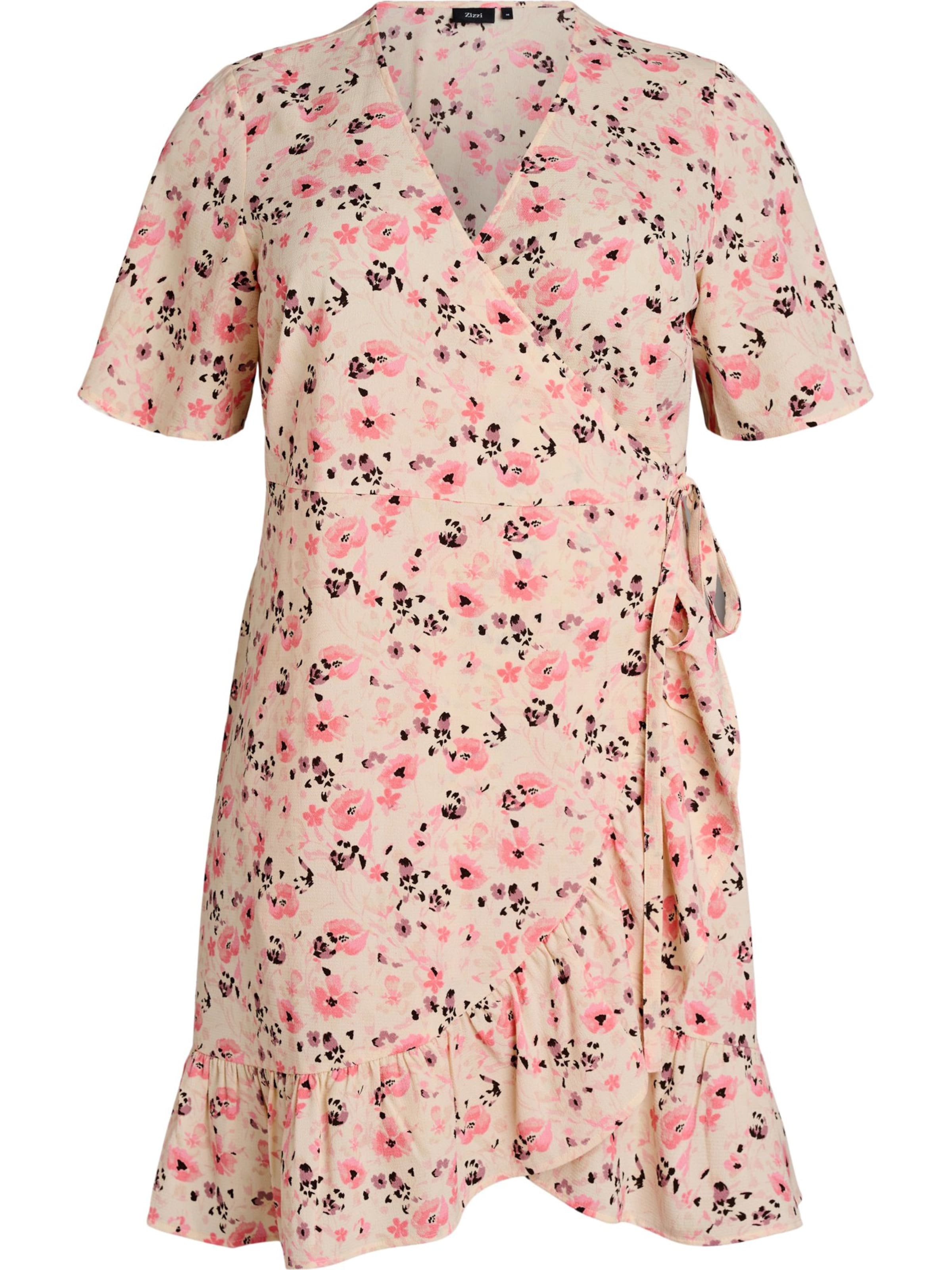 Zizzi Sukienka 'Caanni' w kolorze beżowy: przód