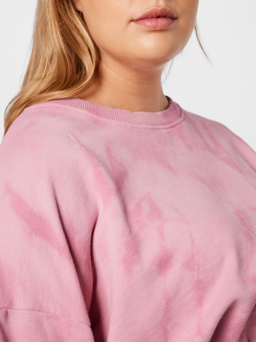 Public Desire Curve Sweatshirt in Pink