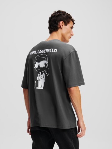 T-Shirt ' IKON T-SHIRT ' Karl Lagerfeld en gris